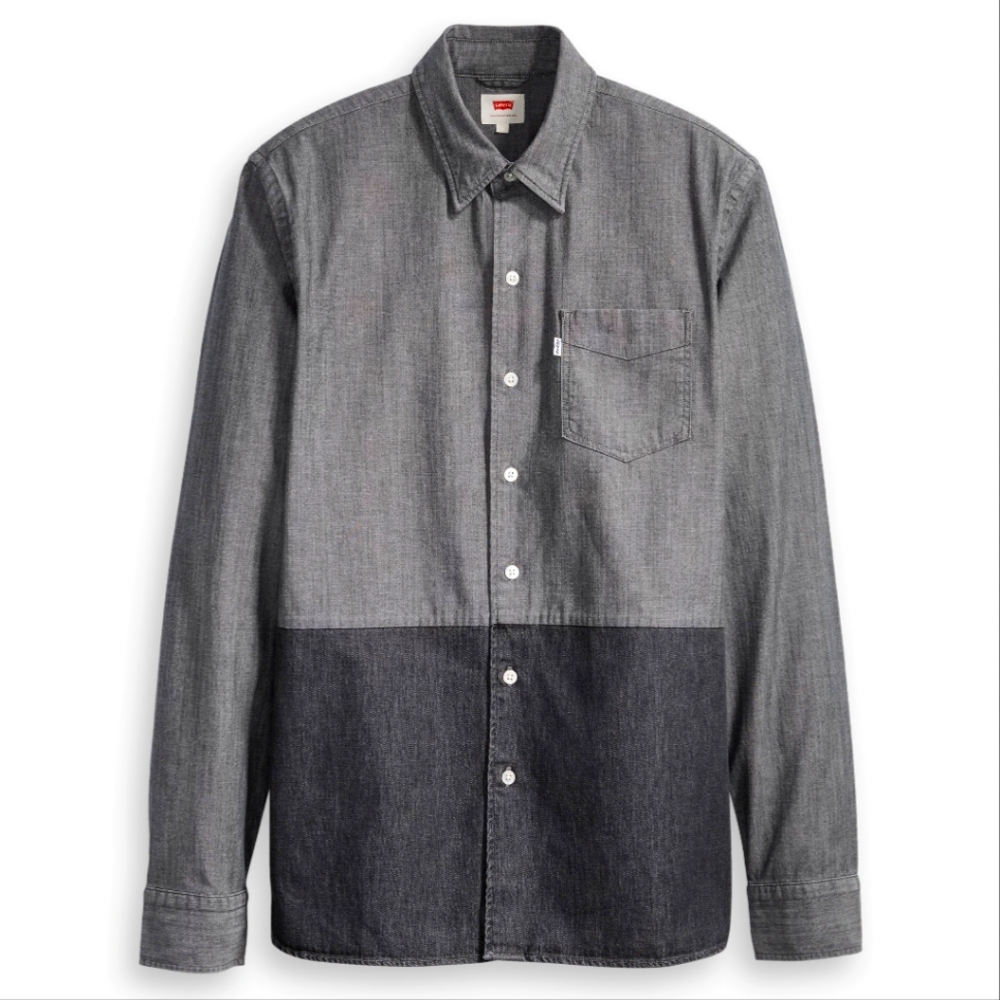 Levi's Pieced Sunset 1 Pocket button-down long-sleeved shirt. Size XXL